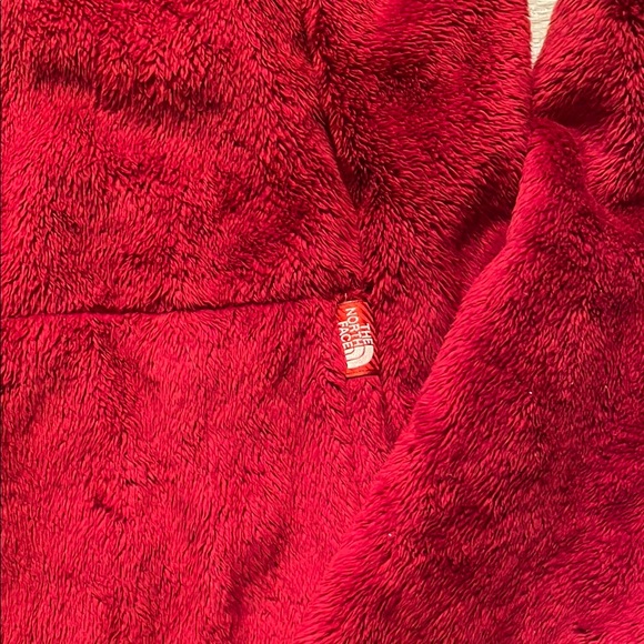 Cozy Red Fleece Pullover - Picture 2 of 4